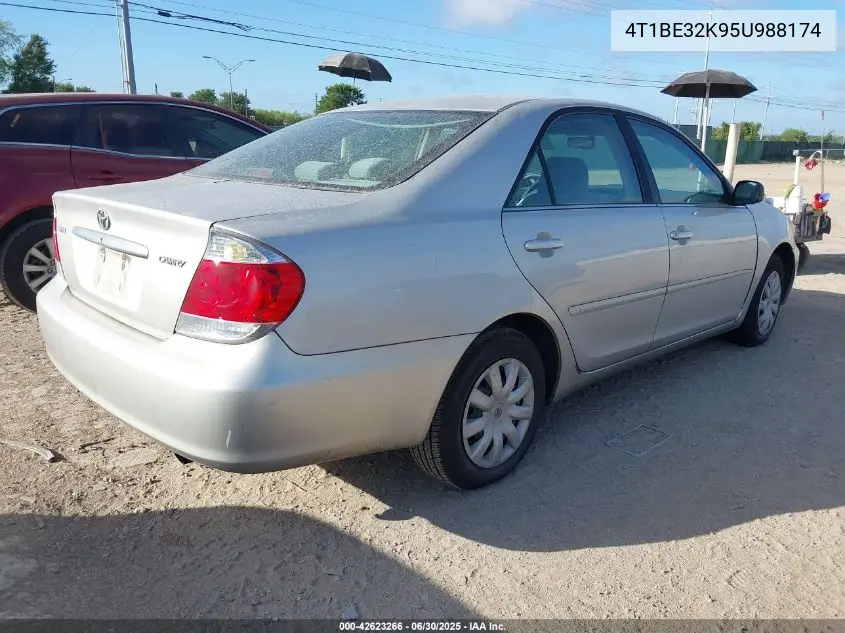 2005 Toyota Camry Std VIN: 4T1BE32K95U988174 Lot: 42623266