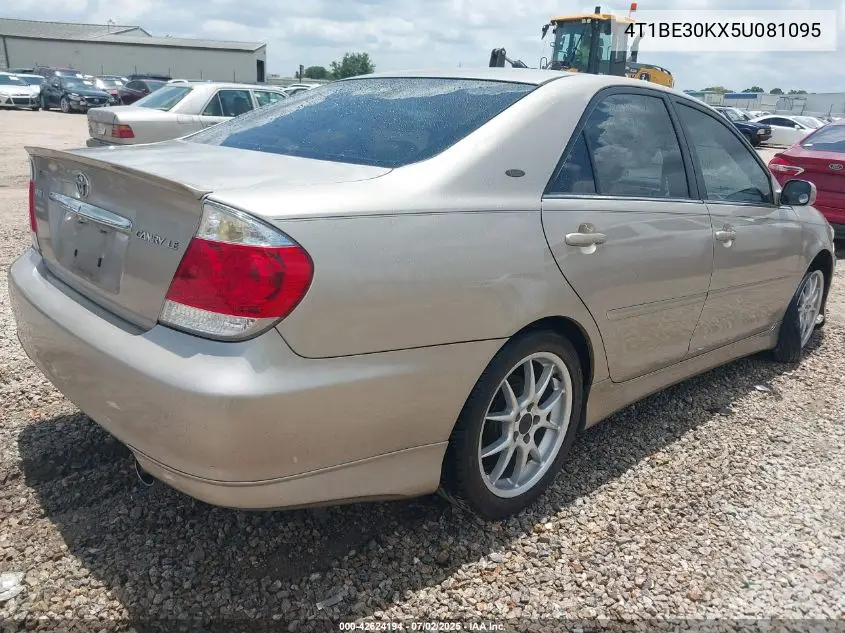 2005 Toyota Camry Le VIN: 4T1BE30KX5U081095 Lot: 42624194