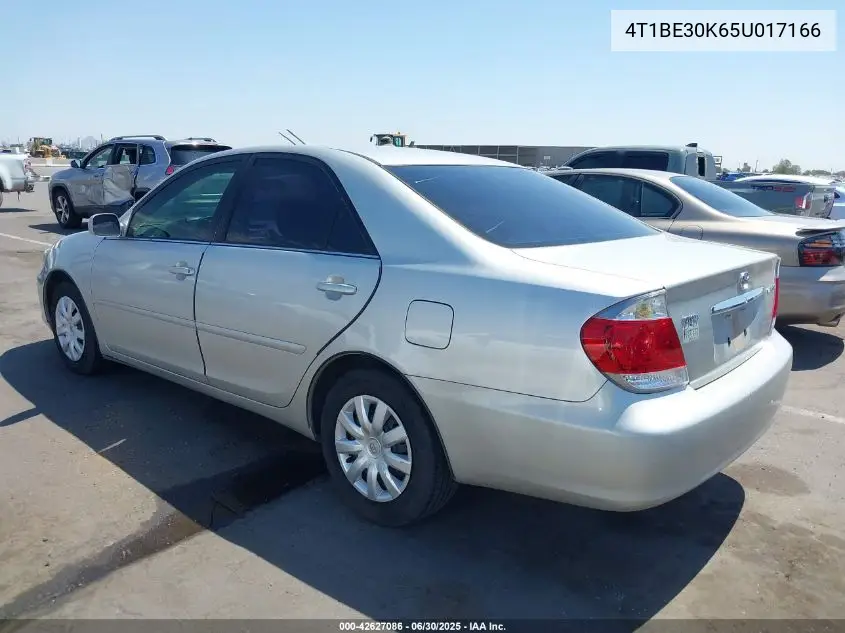 2005 Toyota Camry Le/Xle/Se VIN: 4T1BE30K65U017166 Lot: 42627086