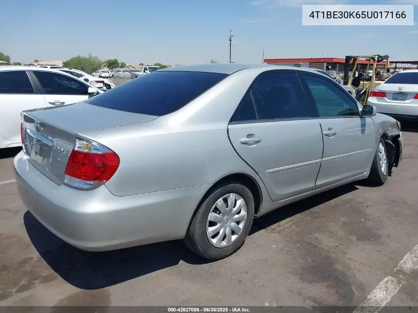 2005 Toyota Camry Le/Xle/Se VIN: 4T1BE30K65U017166 Lot: 42627086