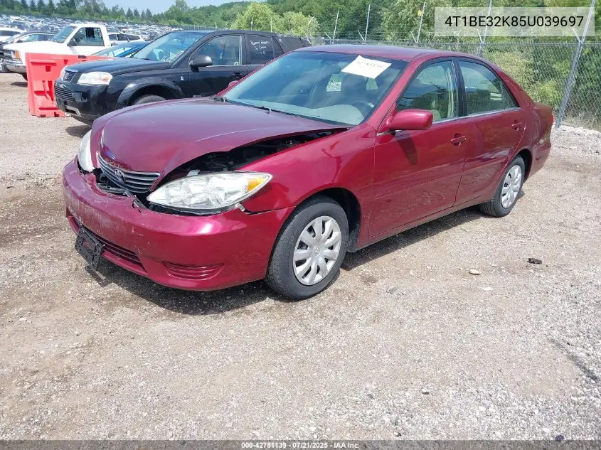 2005 Toyota Camry Le VIN: 4T1BE32K85U039697 Lot: 42781139