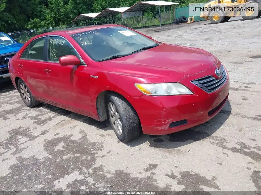 JTNBB46K173036495 2007 Toyota Camry Hybrid