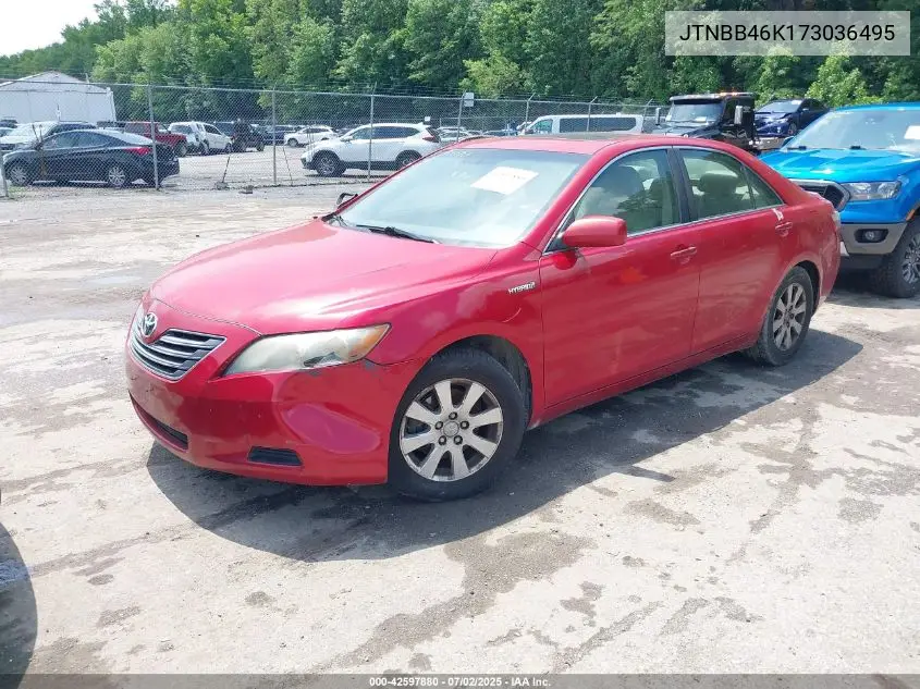 JTNBB46K173036495 2007 Toyota Camry Hybrid
