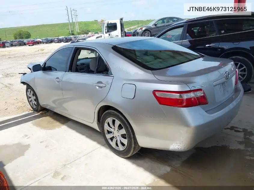 2007 Toyota Camry Le VIN: JTNBE46K973125965 Lot: 42621520