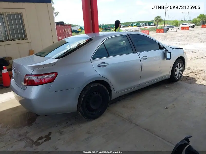 2007 Toyota Camry Le VIN: JTNBE46K973125965 Lot: 42621520