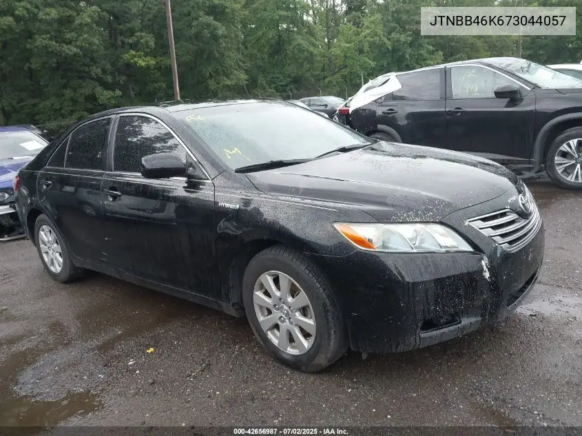 2007 Toyota Camry Hybrid VIN: JTNBB46K673044057 Lot: 42656987