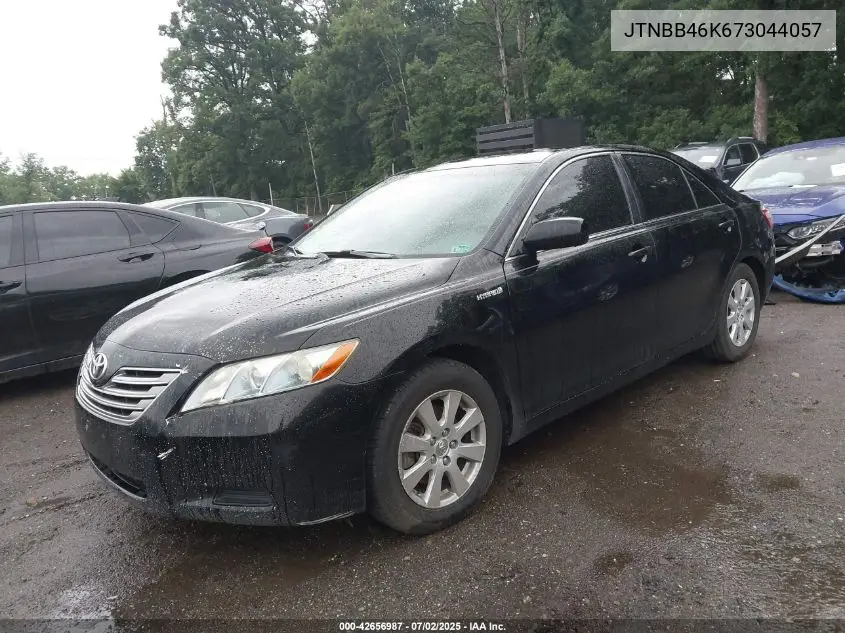 2007 Toyota Camry Hybrid VIN: JTNBB46K673044057 Lot: 42656987
