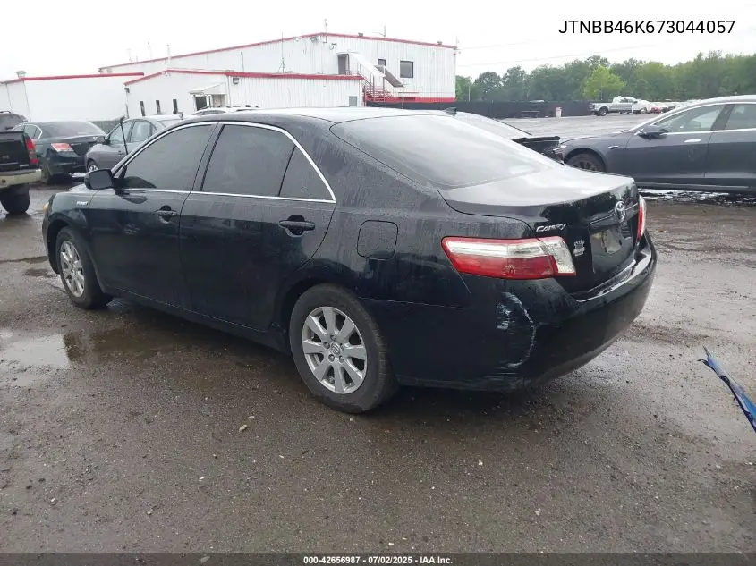2007 Toyota Camry Hybrid VIN: JTNBB46K673044057 Lot: 42656987