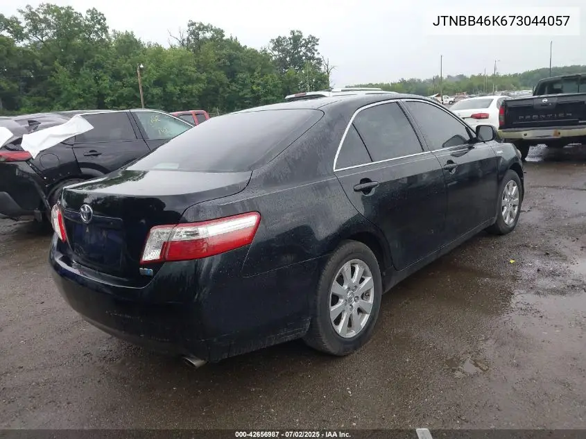2007 Toyota Camry Hybrid VIN: JTNBB46K673044057 Lot: 42656987