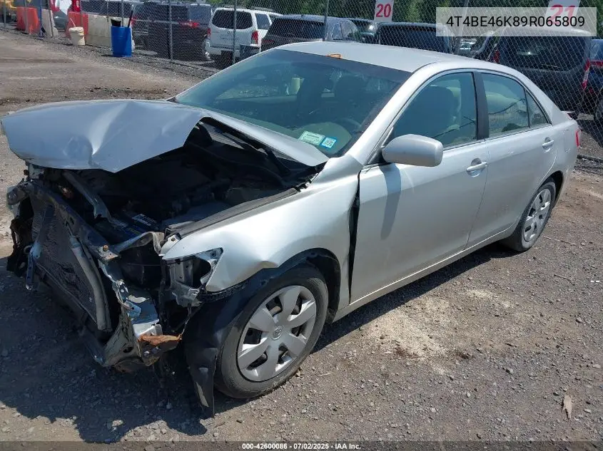 2009 Toyota Camry Le VIN: 4T4BE46K89R065809 Lot: 42600086