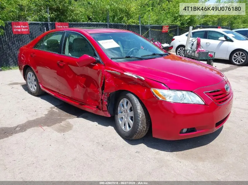 2009 Toyota Camry Xle V6 VIN: 4T1BK46K49U076180 Lot: 42607818