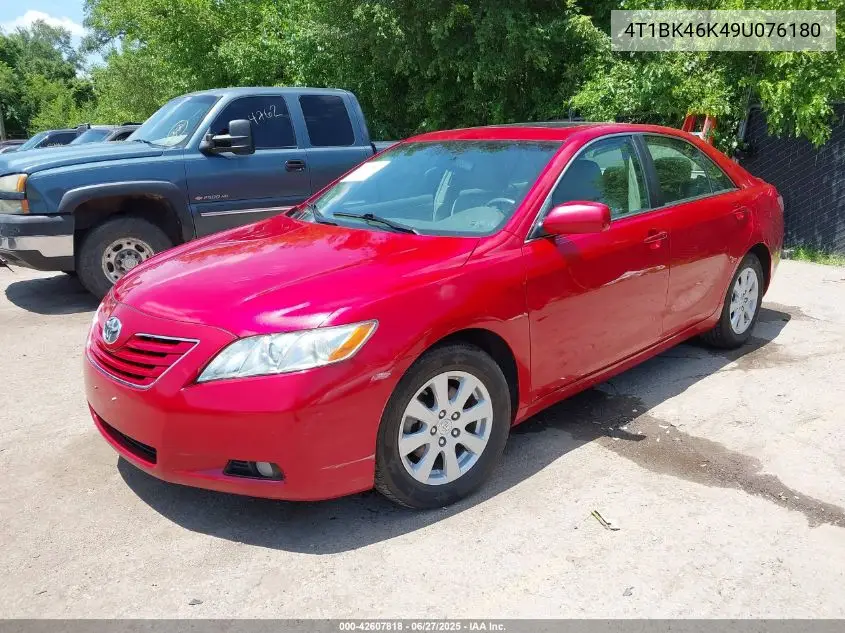 2009 Toyota Camry Xle V6 VIN: 4T1BK46K49U076180 Lot: 42607818