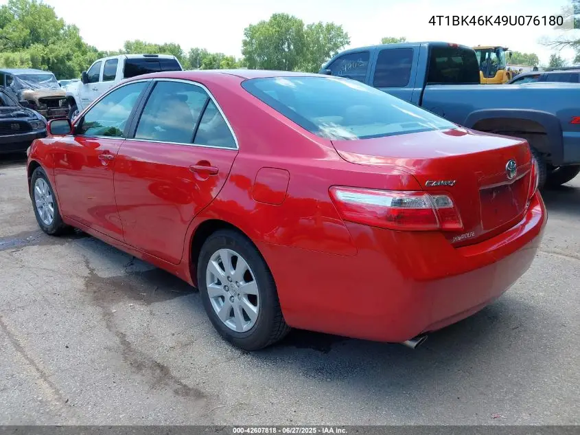 2009 Toyota Camry Xle V6 VIN: 4T1BK46K49U076180 Lot: 42607818