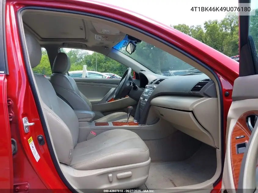 2009 Toyota Camry Xle V6 VIN: 4T1BK46K49U076180 Lot: 42607818