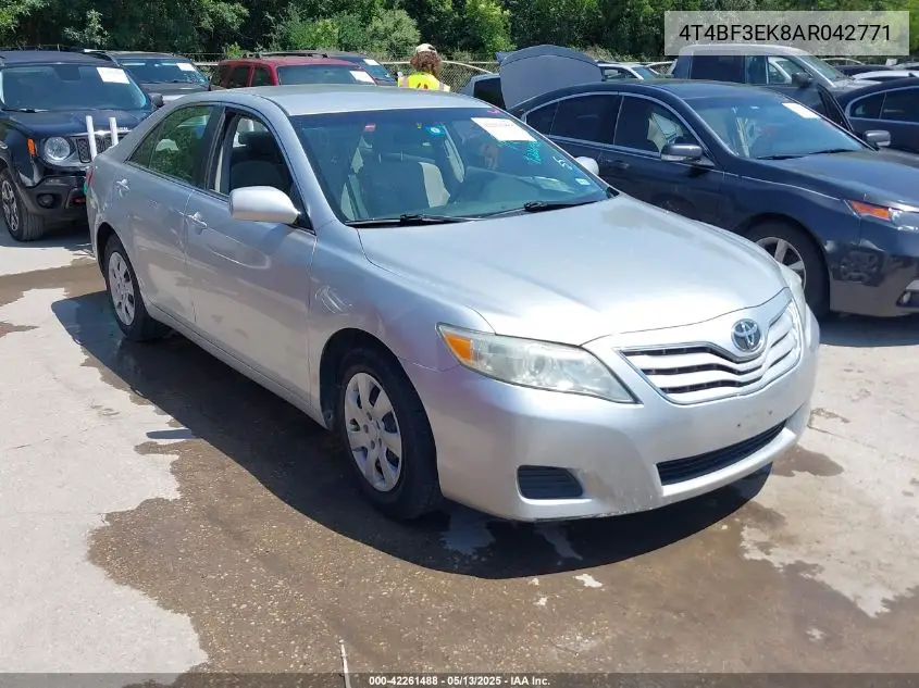 2010 Toyota Camry Le VIN: 4T4BF3EK8AR042771 Lot: 42261488