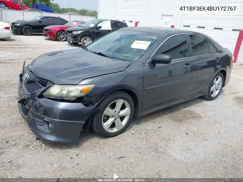 2011 Toyota Camry Se VIN: 4T1BF3EK4BU172767 Lot: 42822113