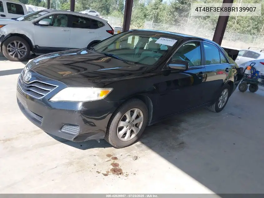 2011 Toyota Camry Le VIN: 4T4BF3EK8BR139907 Lot: 42826957