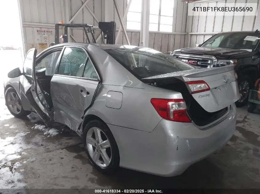 2014 Toyota Camry Se VIN: 4T1BF1FK8EU365690 Lot: 41618334