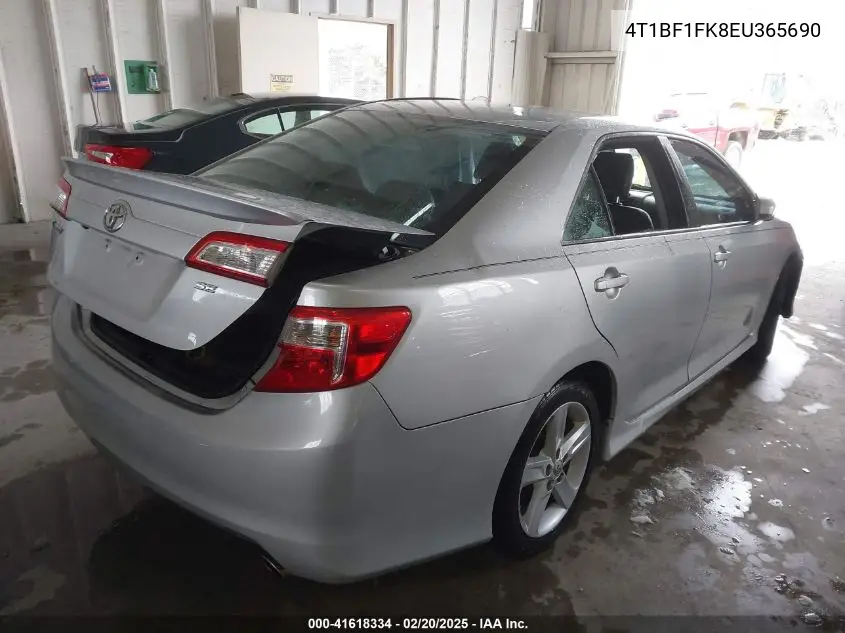 2014 Toyota Camry Se VIN: 4T1BF1FK8EU365690 Lot: 41618334