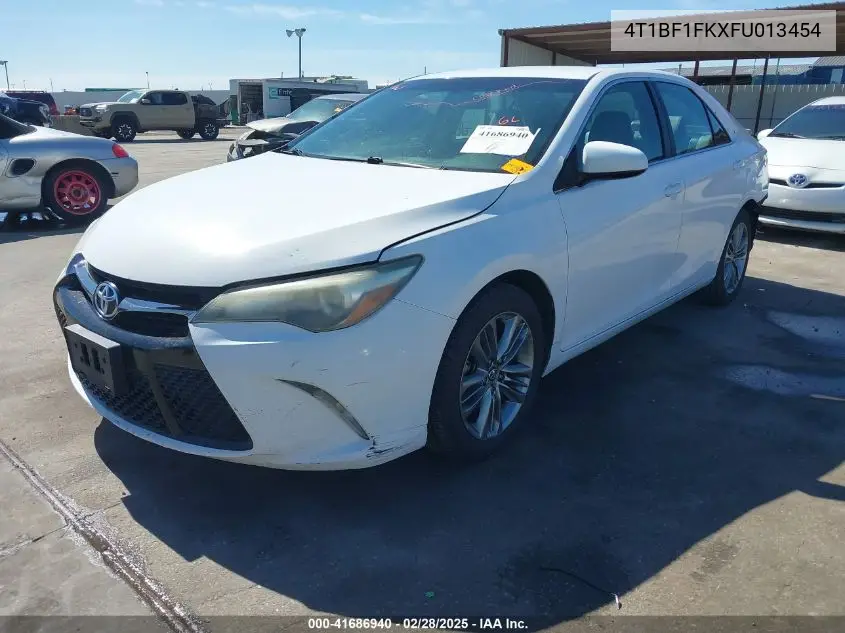 2015 Toyota Camry Se VIN: 4T1BF1FKXFU013454 Lot: 41686940