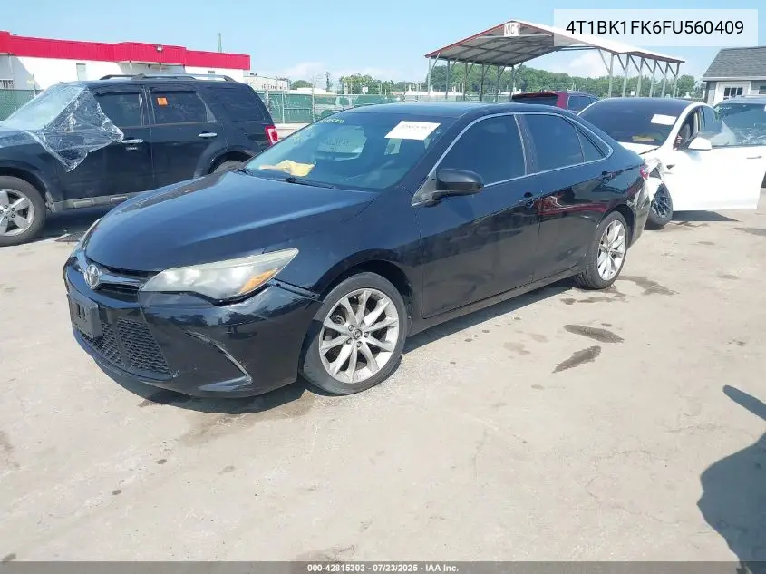2015 Toyota Camry Xse V6 VIN: 4T1BK1FK6FU560409 Lot: 42815303