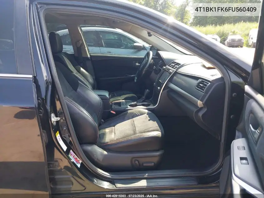 2015 Toyota Camry Xse V6 VIN: 4T1BK1FK6FU560409 Lot: 42815303