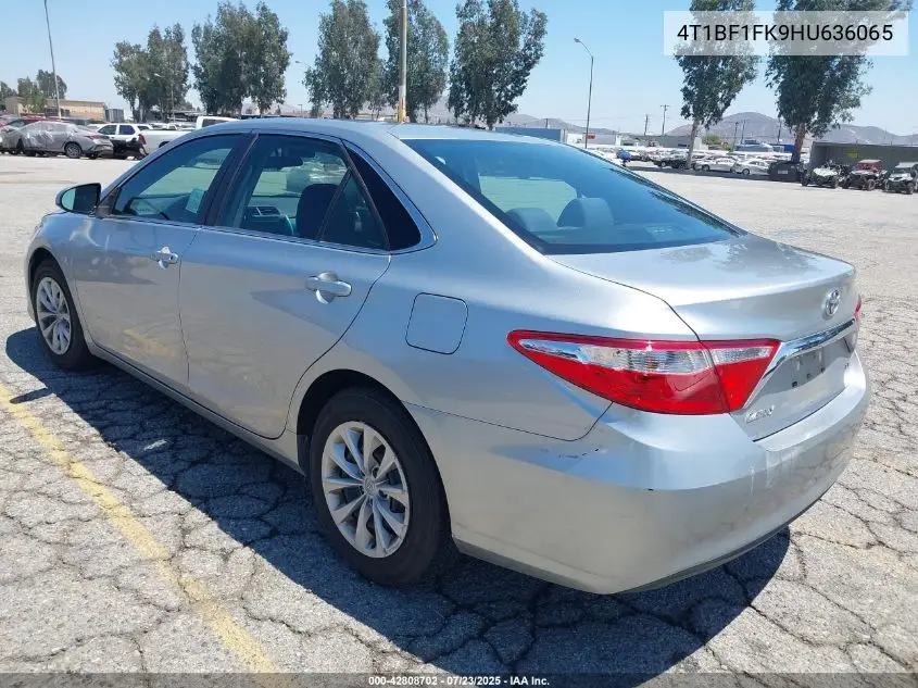 2017 Toyota Camry Le VIN: 4T1BF1FK9HU636065 Lot: 42808702