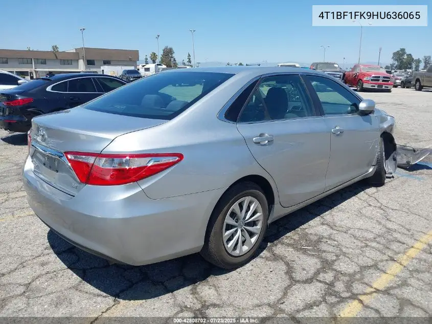 2017 Toyota Camry Le VIN: 4T1BF1FK9HU636065 Lot: 42808702
