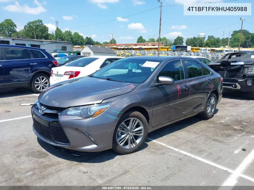 4t1bf1fk9hu405988 4T1BF1FK9HU405988 2017 Toyota Camry Se