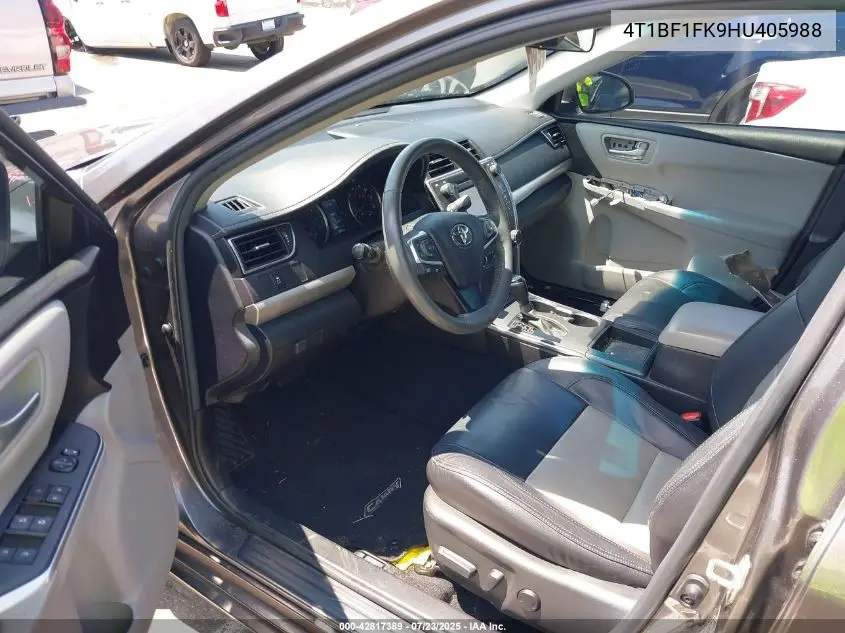 4t1bf1fk9hu405988 4T1BF1FK9HU405988 2017 Toyota Camry Se