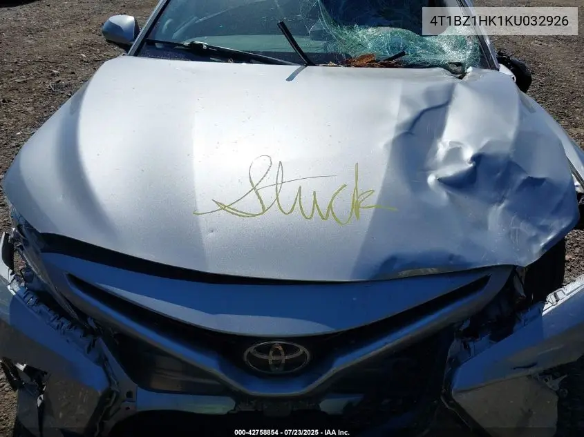 4t1bz1hk1ku032926 4T1BZ1HK1KU032926 2019 Toyota Camry Xse V6