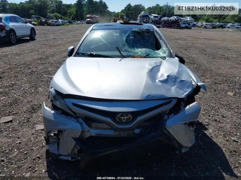 4t1bz1hk1ku032926 4T1BZ1HK1KU032926 2019 Toyota Camry Xse V6