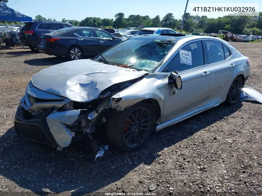 4t1bz1hk1ku032926 4T1BZ1HK1KU032926 2019 Toyota Camry Xse V6