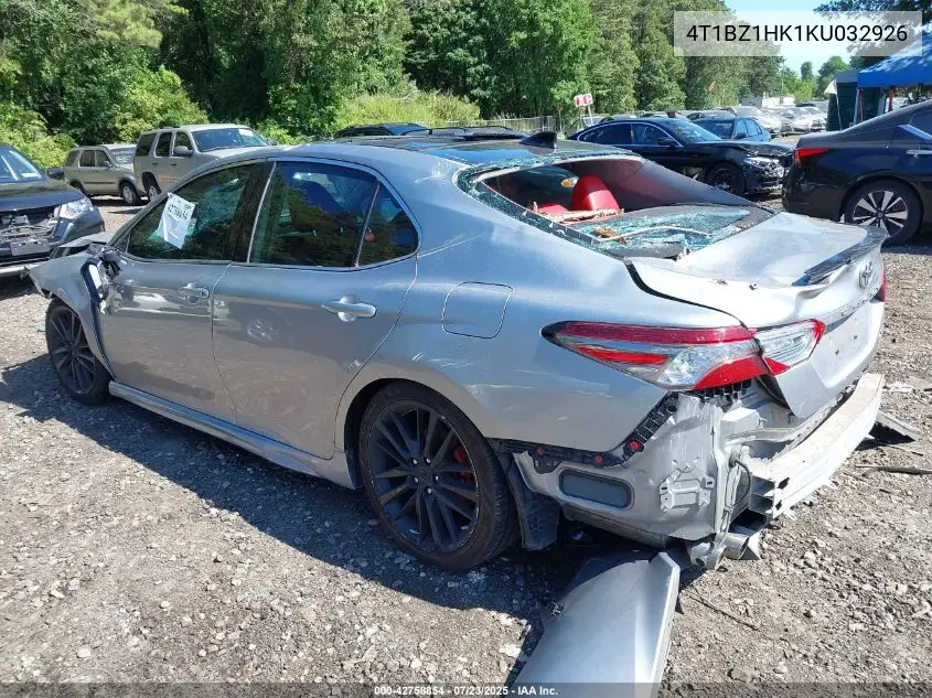 4t1bz1hk1ku032926 4T1BZ1HK1KU032926 2019 Toyota Camry Xse V6