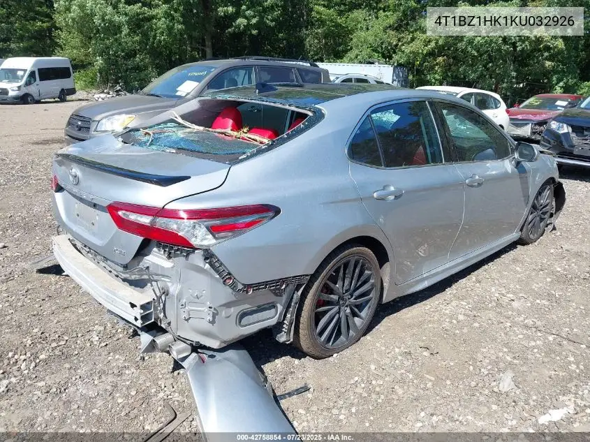 4t1bz1hk1ku032926 4T1BZ1HK1KU032926 2019 Toyota Camry Xse V6
