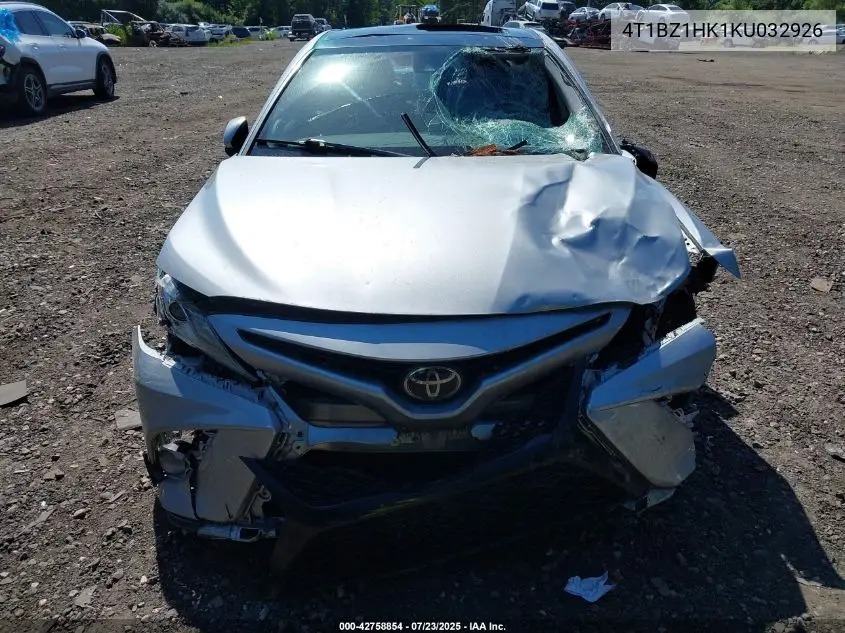 4t1bz1hk1ku032926 4T1BZ1HK1KU032926 2019 Toyota Camry Xse V6