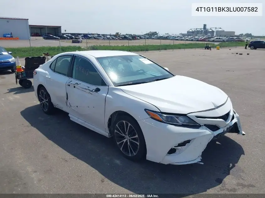 2020 Toyota Camry Se Awd VIN: 4T1G11BK3LU007582 Lot: 42414113