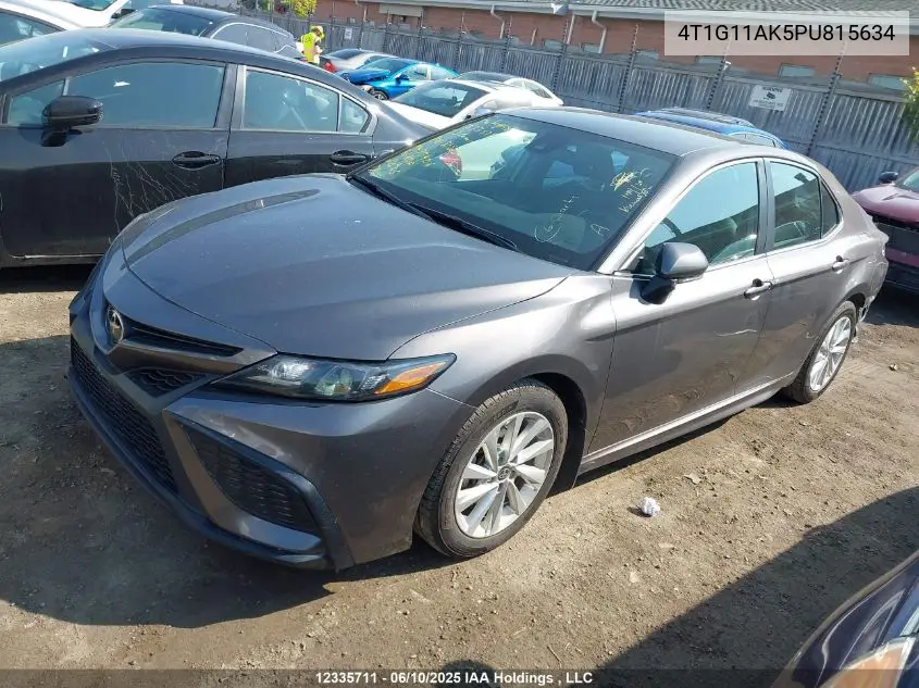 2023 Toyota Camry Se Night Shade/Se VIN: 4T1G11AK5PU815634 Lot: 12335711