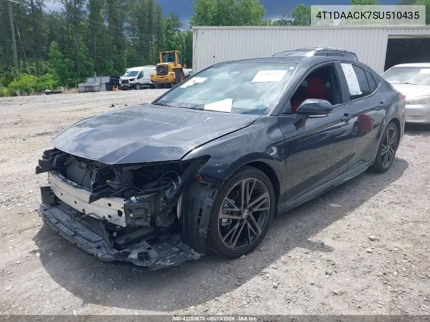 2025 Toyota Camry Xse VIN: 4T1DAACK7SU510435 Lot: 42263678