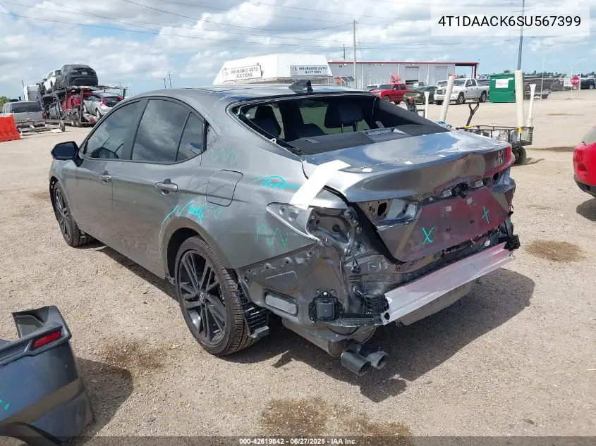 2025 Toyota Camry Xse VIN: 4T1DAACK6SU567399 Lot: 42619842