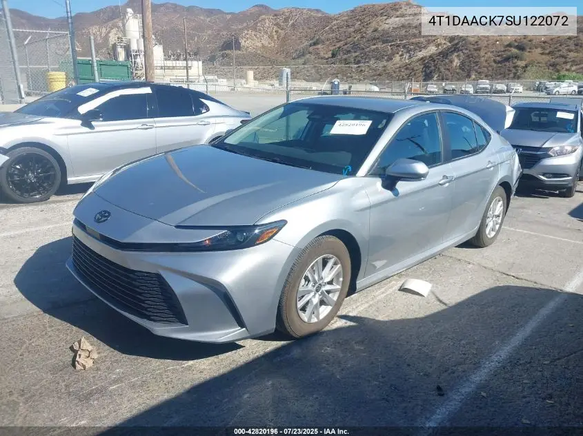 4T1DAACK7SU122072 2025 Toyota Camry Le