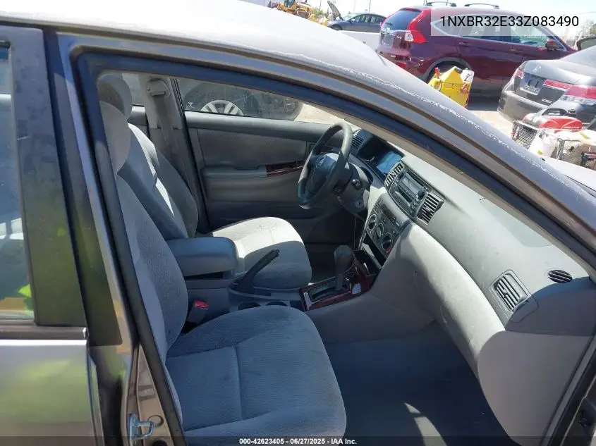 2003 Toyota Corolla Le VIN: 1NXBR32E33Z083490 Lot: 42623405