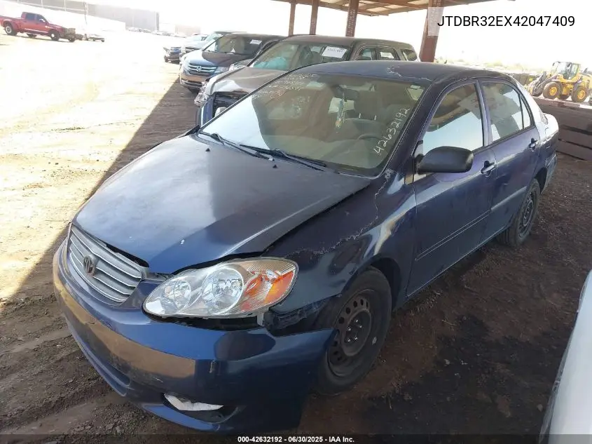 2004 Toyota Corolla Ce VIN: JTDBR32EX42047409 Lot: 42632192