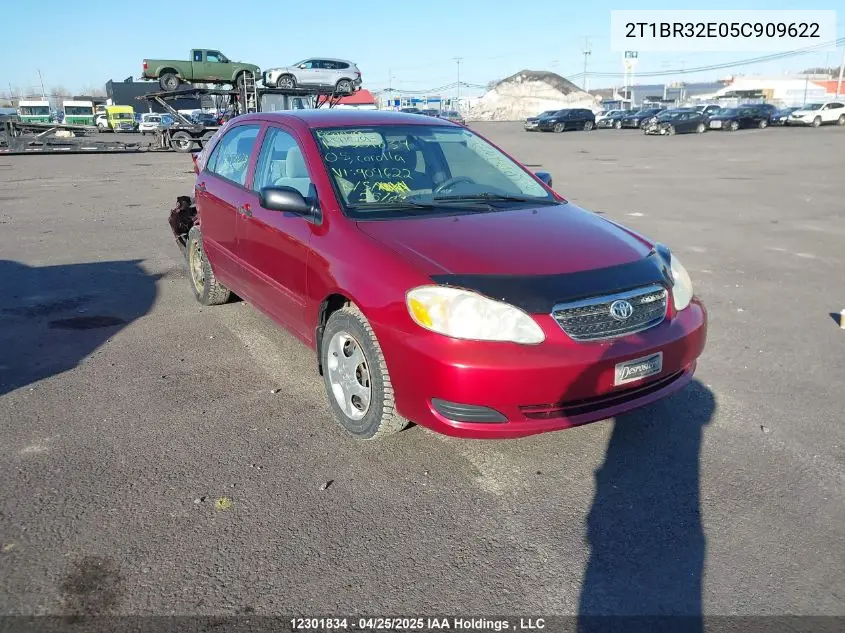 2005 Toyota Corolla S VIN: 2T1BR32E05C909622 Lot: 12301834X