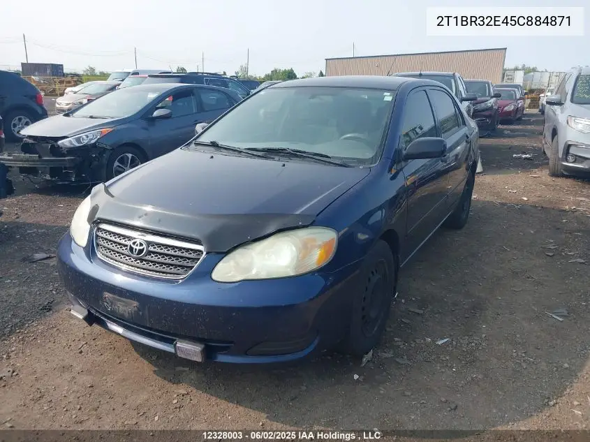 2005 Toyota Corolla Ce/Le/S VIN: 2T1BR32E45C884871 Lot: 12328003