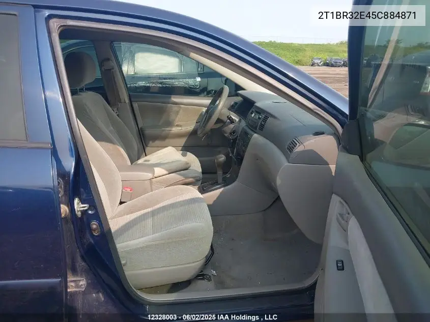 2005 Toyota Corolla Ce/Le/S VIN: 2T1BR32E45C884871 Lot: 12328003