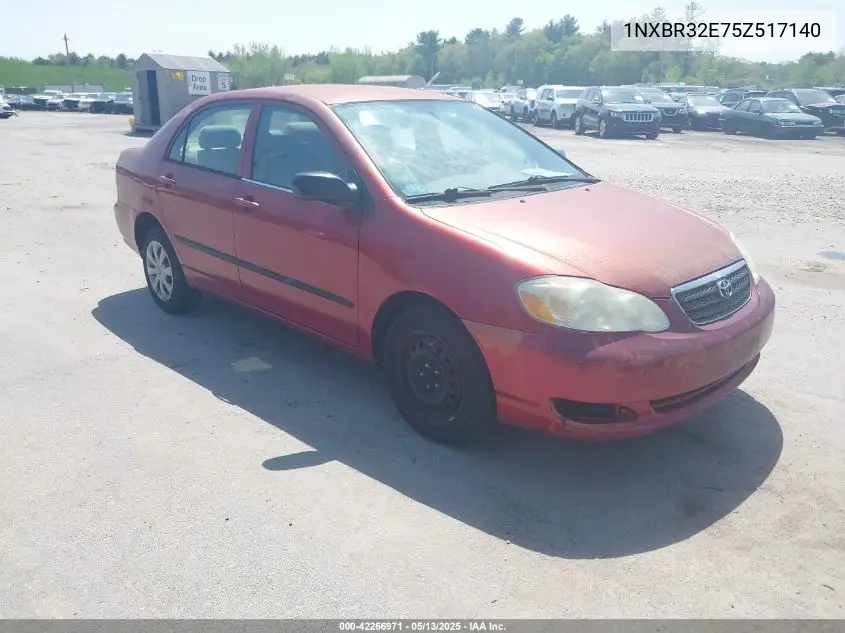 2005 Toyota Corolla Ce VIN: 1NXBR32E75Z517140 Lot: 42266971