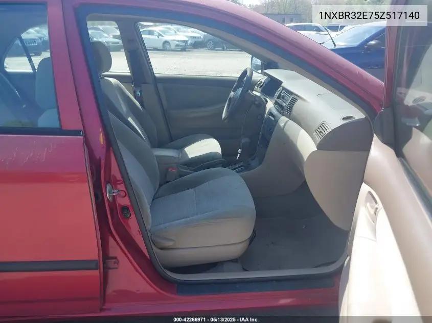 2005 Toyota Corolla Ce VIN: 1NXBR32E75Z517140 Lot: 42266971