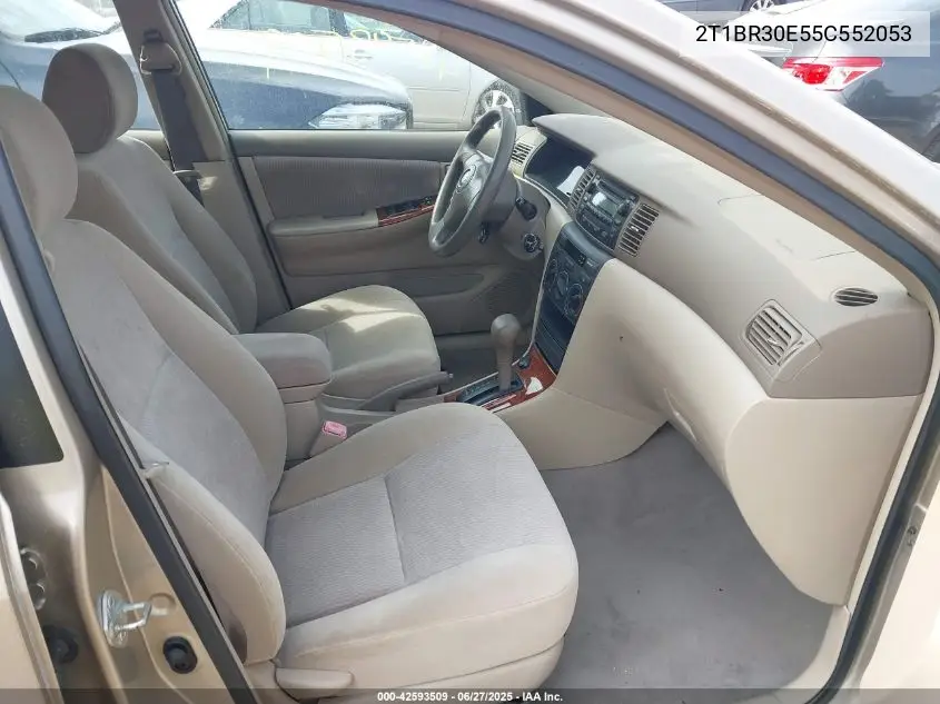 2005 Toyota Corolla Le VIN: 2T1BR30E55C552053 Lot: 42593509