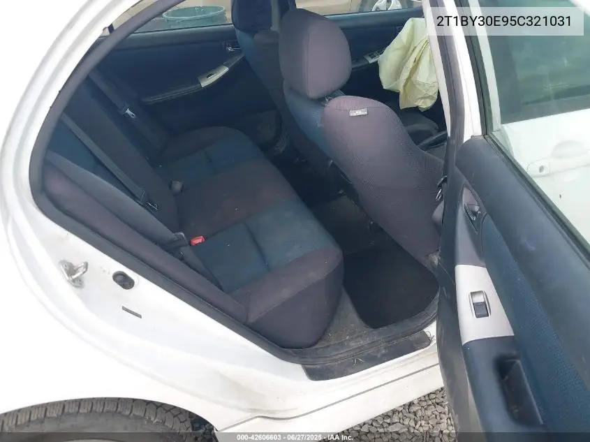 2005 Toyota Corolla Xrs VIN: 2T1BY30E95C321031 Lot: 42606603
